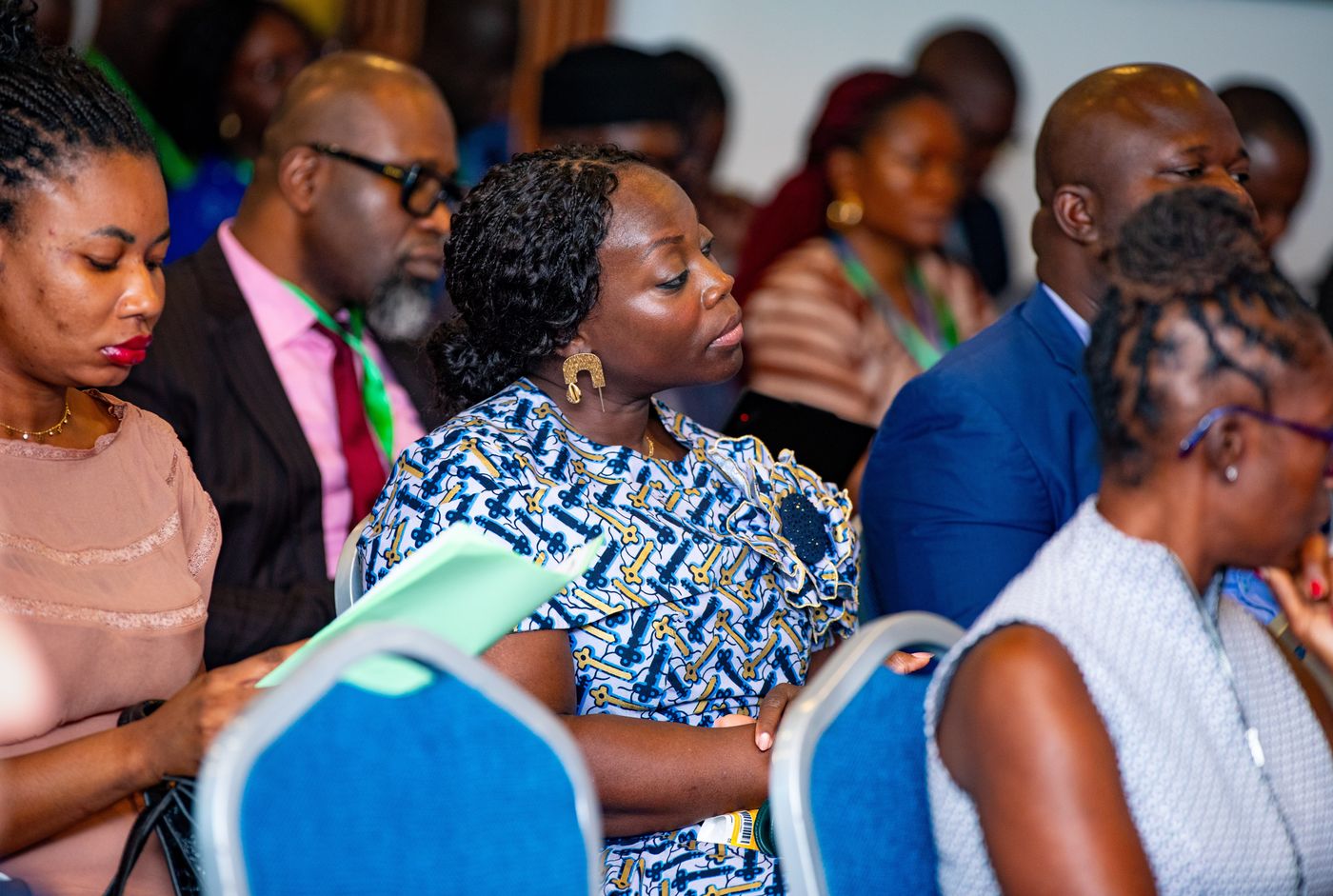 Delegates in conversation at Benin Deal Room 2026